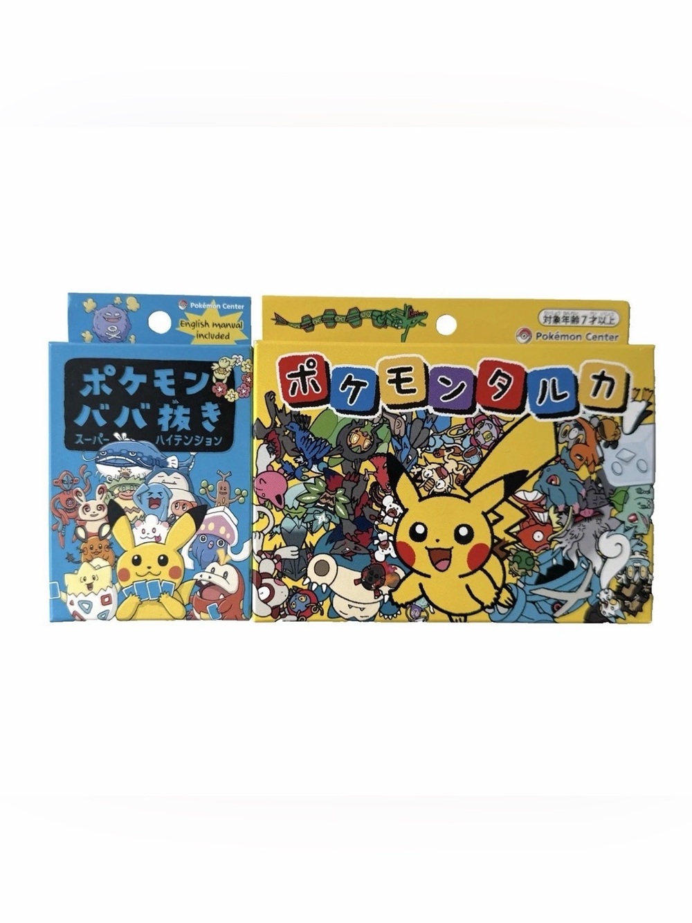 Pokemon Old Maid Card Deck Babanuki Super High Tension Pokemon Taruka Set of 2